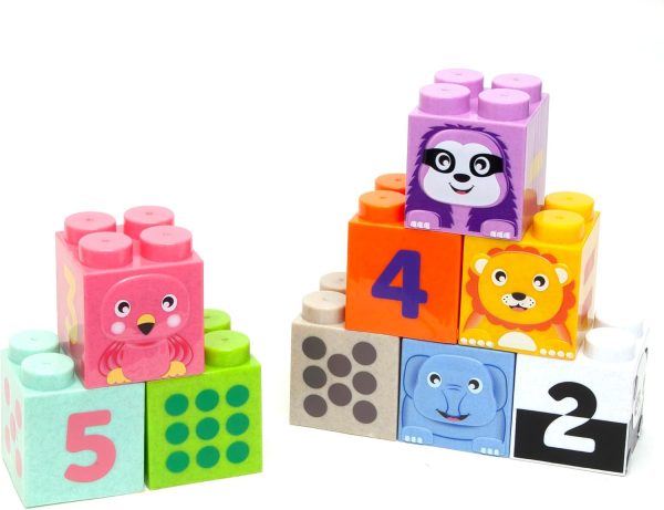 cute animal construction blocks