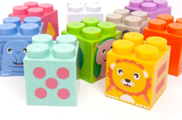 cute animal construction blocks